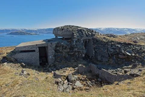German WW2 bunker. Stock Photos