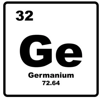 Germanium chemical element icon Stock Illustration