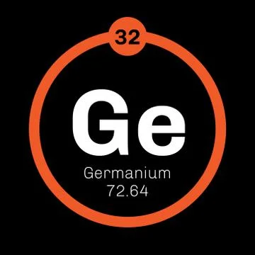 Germanium chemical element Stock Illustration