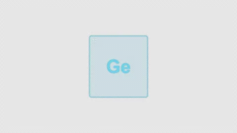 Germanium Ge Periodic Table Element Tile Clean No Text Animation Video Overlay A 動画素材 339370064