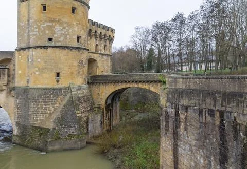 Germans Gate in Metz Stock Photos
