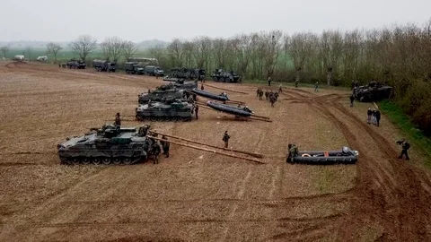 Germans gets trained for NATO’s Very high readiness Joint Task Force - 2018 Stock Footage 103631059