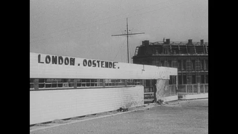 Germans occupy Ostende Video stock 103386928