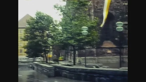 Germany 1975, Munich street view 6 Stock Footage 147393053