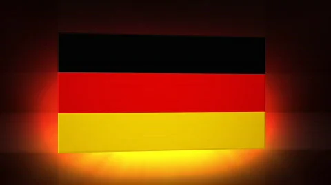 Germany 3d Flag Stock Footage 872118