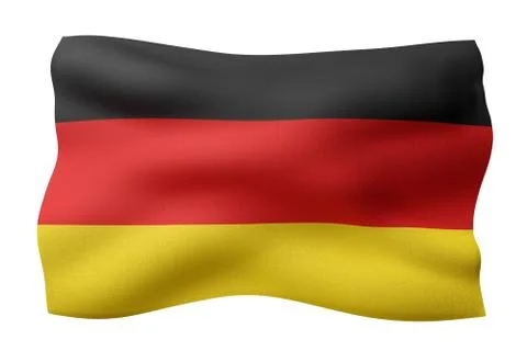 Germany 3d flag Stock Illustration