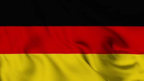 Germany 4K waving flag in loop Stock Footage 139565489
