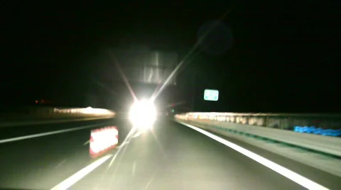 Germany Autobahn Timelapse 1 Video stock 503864