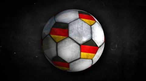 Germany  Ball Rotation Looping Alpha Matte 4k resolution ultra HD Stock Footage 38635038