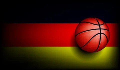 Germany  basket ball, vector Stock Illustration