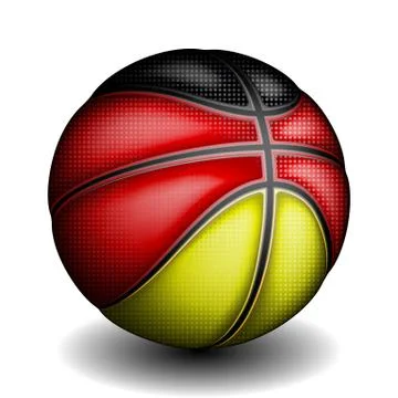 Germany  basket ball, vector Stock Illustration
