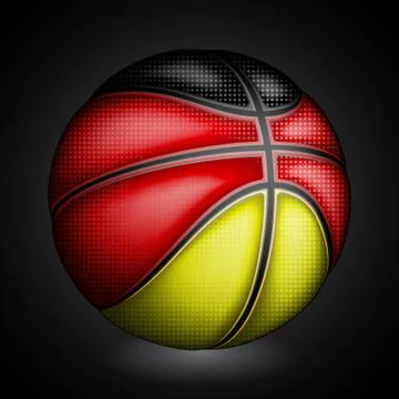 Germany  basket ball, vector Stock Illustration