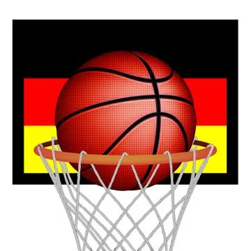 Germany basket ball, vector Stock Illustration