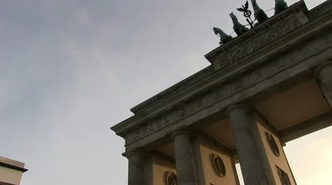 Germany - Berlin - Brandenburg Gate Видео 12307969