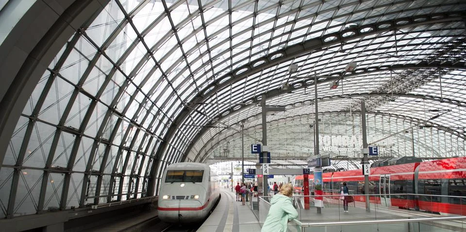 Germany Berlin Station Structural Problems - Aug 2013 Stock Photos