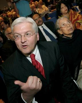 Germany Book Fair Steinmeier Devi - Oct 2006 Fotos de archivo