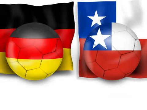 Germany chile creative round 3d ball design Stock Illustration
