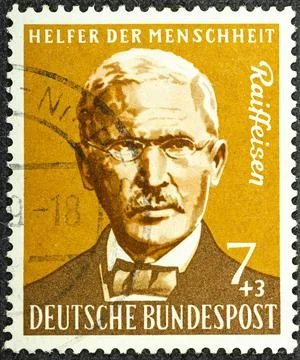 GERMANY - CIRCA 1958: a postage stamp printed in Germany showing an image of  Stock Photos