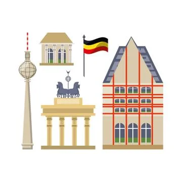 Germany design concept Ilustração Stock