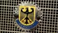 Germany eagle car grille badge HD Footage