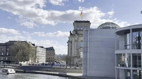Germany explains that men up to age 45 can travel freely following military refo Stock Footage 332303610