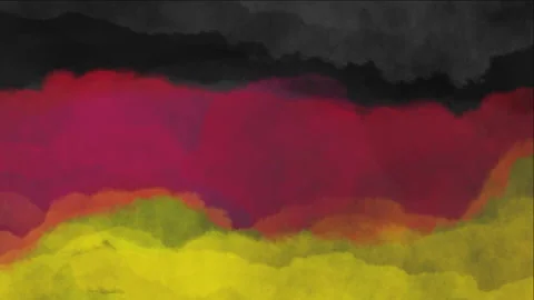 GERMANY Flag Abstract Paint Animation,  GERMAN Background Colors  (2D Animation) 動画素材 170247907