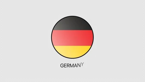 Germany Flag Animation. Vidéo 340259759