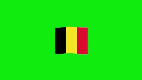 Germany flag animation on greens creen Stock Footage 335258912