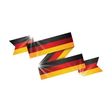 Germany Flag Button Design Illustrazione stock