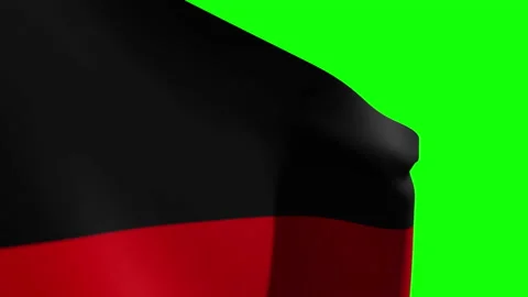 Germany Flag Close Видео 134847917