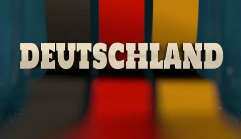 Germany flag design concept Stock Illustration
