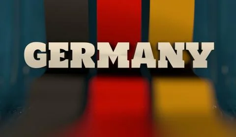 Germany flag design concept Stock Illustration