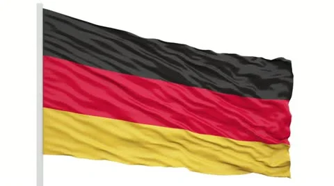 Germany flag Stock Footage 14663406