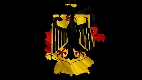 Germany Flag Stock Footage 92106782