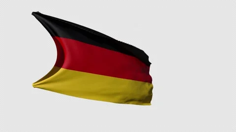 Germany Flag Stock Footage 209692606