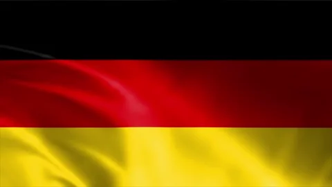 Germany Flag Stock Footage 262499843