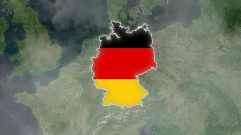 Germany Flag Stock-Footage 306975278