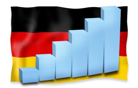 Germany flag fresh colored design Stock Illustration
