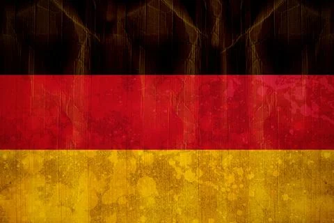 Germany flag in grunge effect Stock Photos