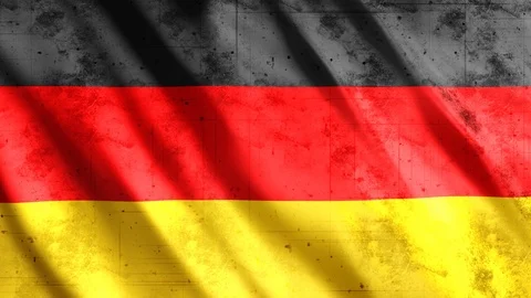 Germany Flag Grunge Stock Footage 123754586