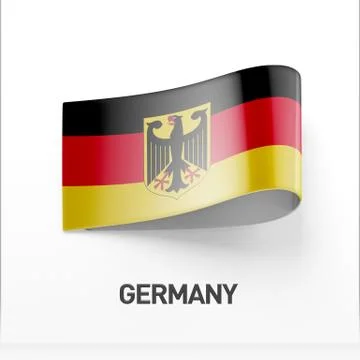 Germany Flag Icon Stock Illustration