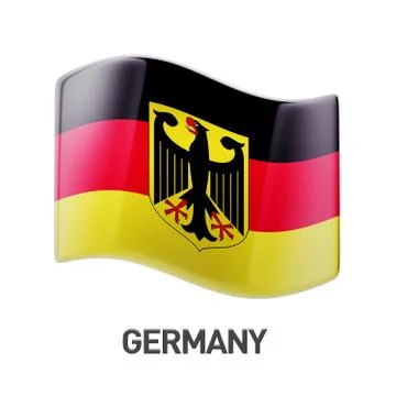 Germany Flag Icon Stock Illustration