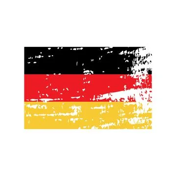 Germany flag icon vector Stock Illustration
