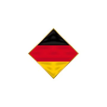Germany flag icon vector isolated Stock-Illustration