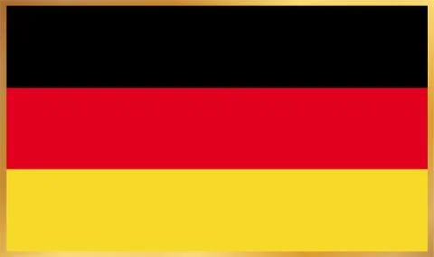Germany Flag Illustration Stock Illustration