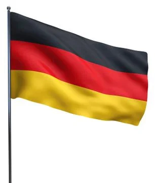 Germany Flag Isolated Stock Illustration
