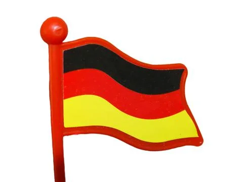 Germany flag isolated on white background Фото