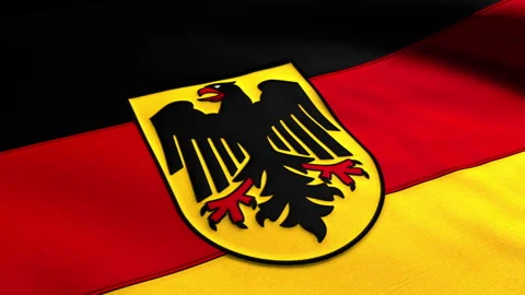 Germany Flag Loop Stock Footage 241247933