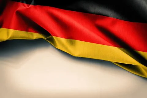 Germany flag on plain background 库存插图