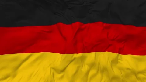 Germany Flag Seamless Looping Background Waving Slow Motion Stock Footage 233818341